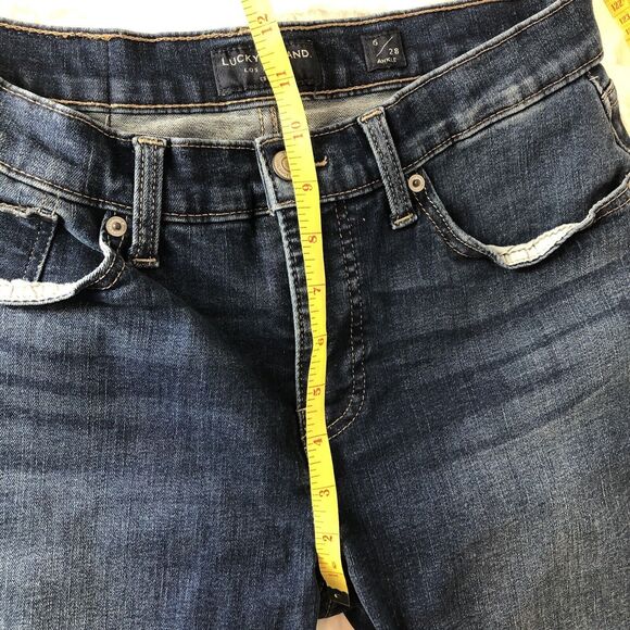 Lucky Brand Brooke Straight Blue Jeans Size 6 / 28 Women - Picture 7 of 14